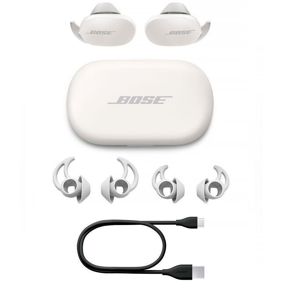 True Wireless sluchátka Bose QC Earbuds, bílá