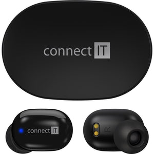 True Wireless sluchátka Connect IT CEP-7100-BK, černá