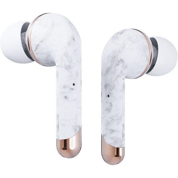 True Wireless sluchátka Happy Plugs Air 1 Plus In-Ear, bílo šedá