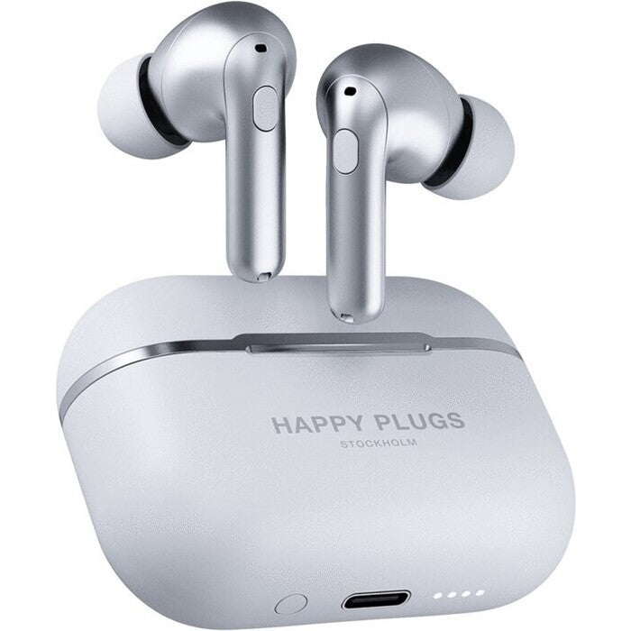 True Wireless sluchátka Happy Plugs Air 1 Zen, stříbrná