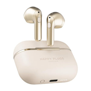 True Wireless sluchátka Happy Plugs Hope, zlatá