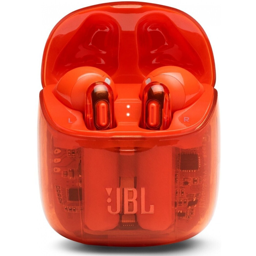 True Wireless sluchátka JBL Tune 225TWS, oranžová ghost