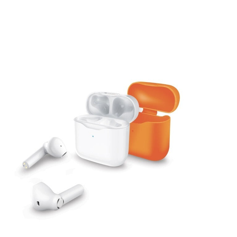 True Wireless sluchátka Meliconi My Sound Save Pods EVO,oranžová