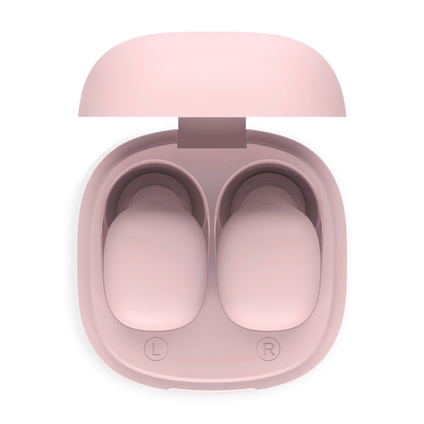 Levně True Wireless sluchátka Niceboy HIVE Smarties Pink Blush