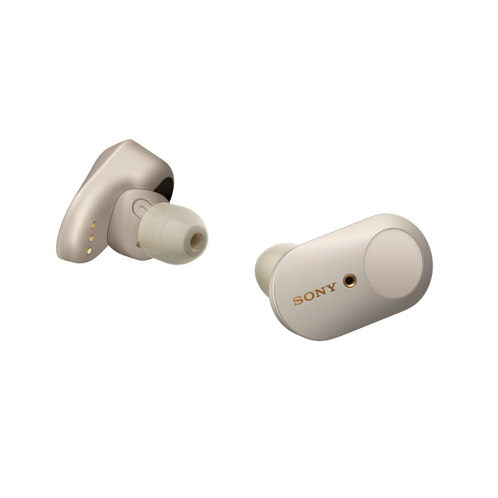 True Wireless sluchátka Sony WF-1000XM3, stříbrná