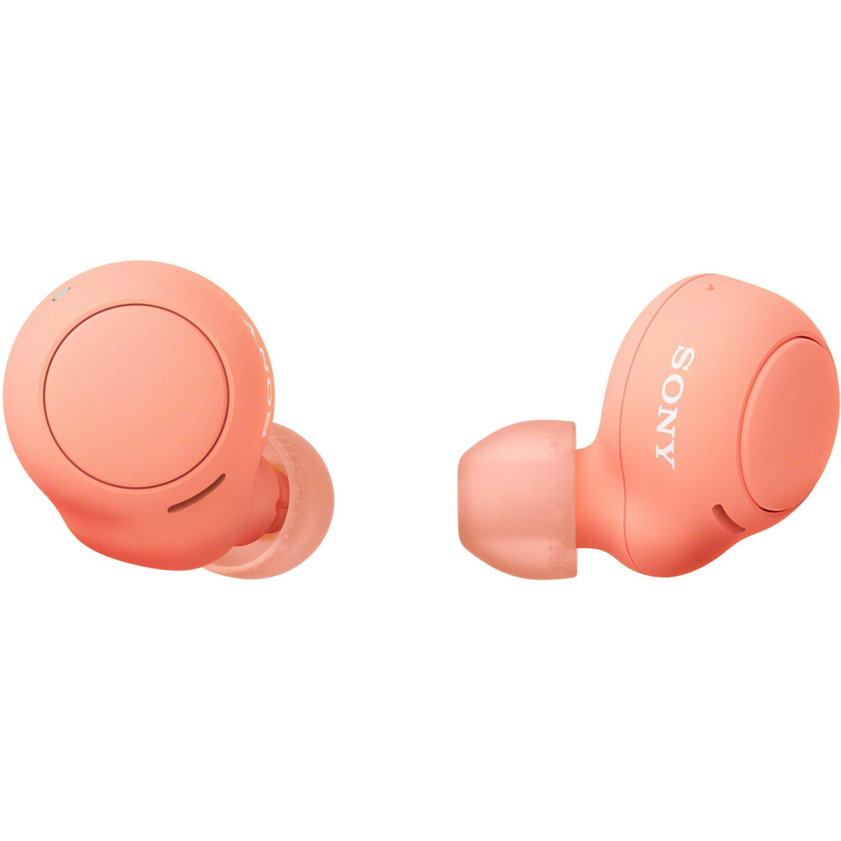 True Wireless sluchátka Sony WFC500, oranžová