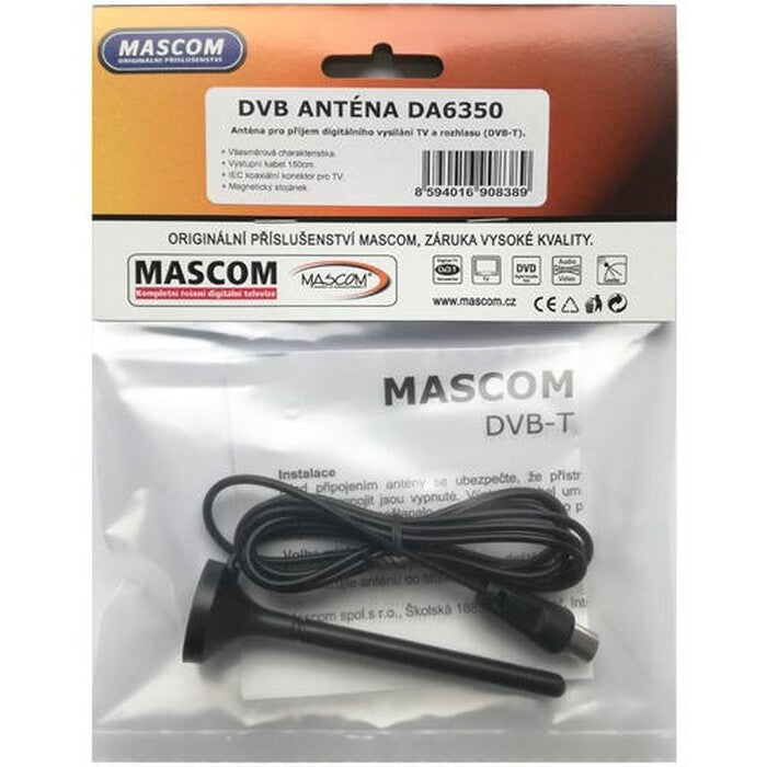 TV anténa Mascom DA6350, pasivní, pokojová