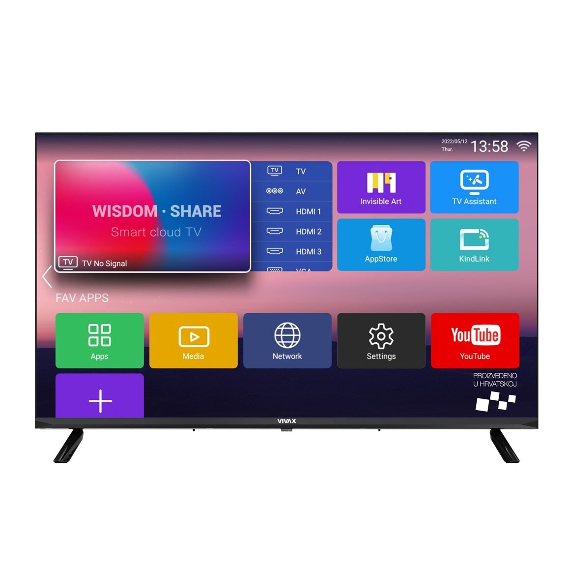 Smart televize Vivax 32LE131T2S2SM (2022) / 32" (80 cm)
