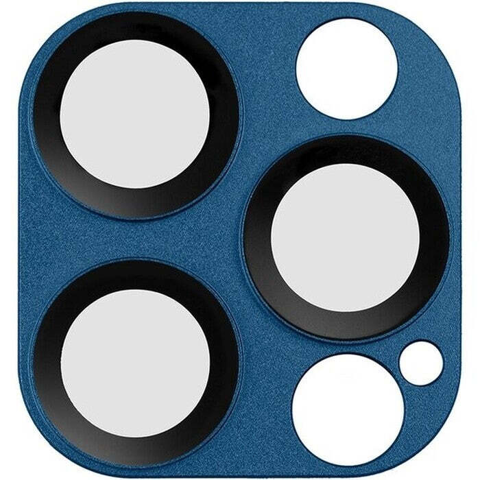 Tvrzené sklo na fotoaparát pro Apple iPhone 12 Pro,  modrá