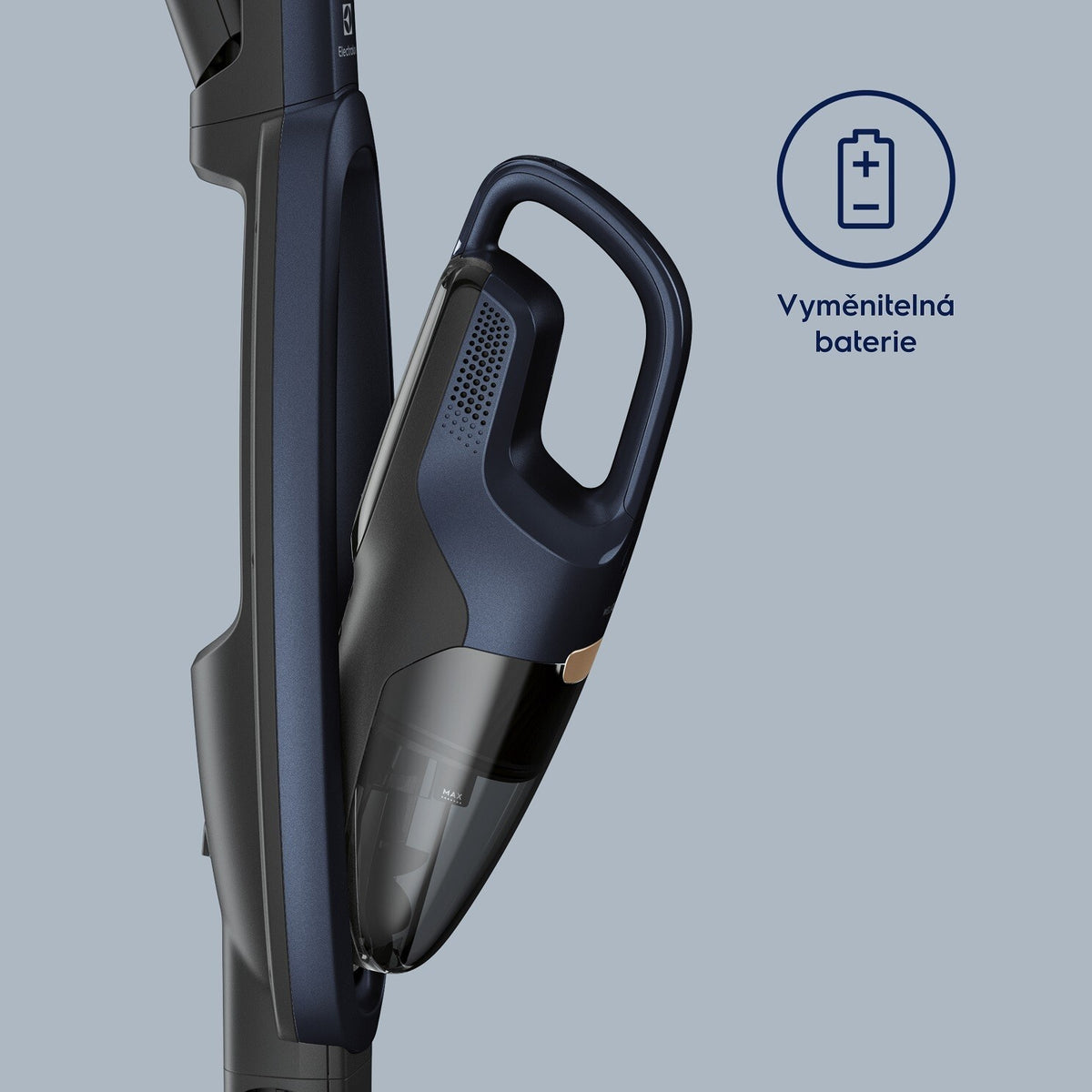 Tyčový vysavač Electrolux Well Q7 WQ71-50IB, 2v1