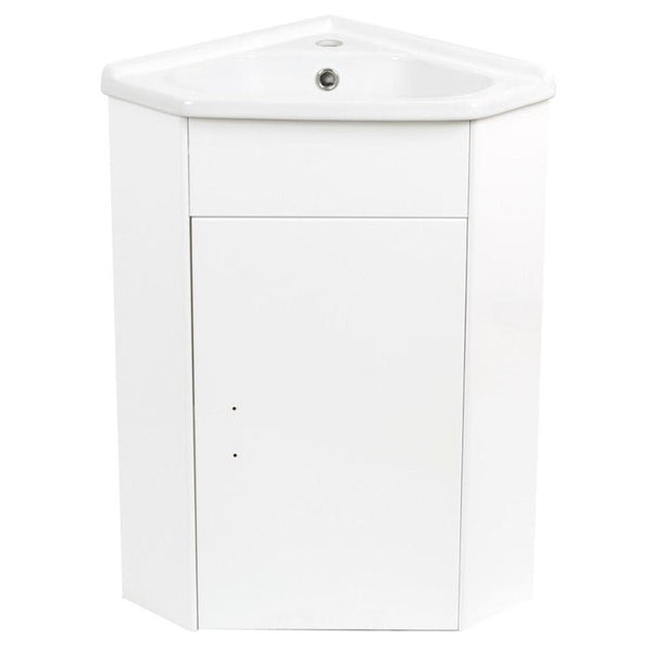 Levně Koupelnová skříňka s umyvadlem Cara Mia (57,3x85x41cm,bílá,lesk)