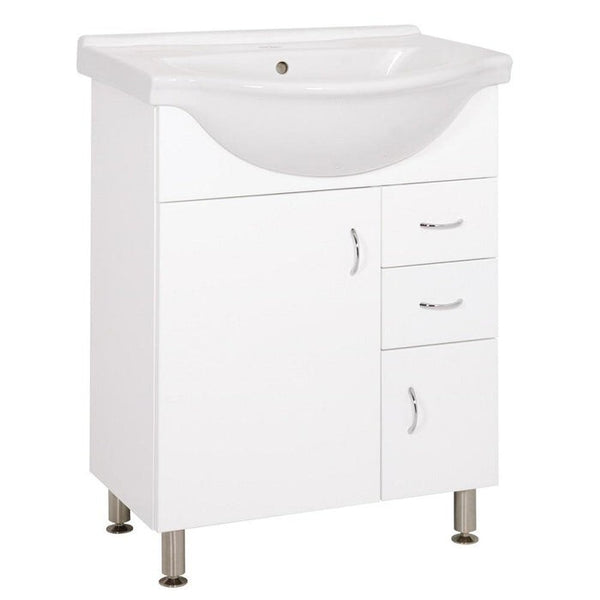 Levně Koupelnová skříňka s umyvadlem Cara Mia 65,8x85x51,4cm,bílá,lesk