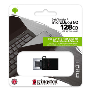 USB flash disk 128GB Kingston DT MicroDuo, 3.0 (DTDUO3G2/128GB)