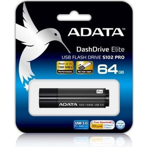 USB flash disk 64GB Adata Superior S102, 3.0 (AS102P-64G-RGY)