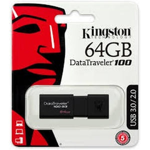 USB flash disk 64GB Kingston DT 100 G3, 3.0 (DT100G3/64GB)