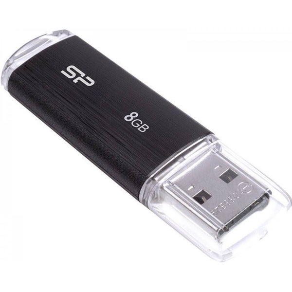 Levně USB flash disk Silicon Power Ultima U02 8GB USB 2.0, černá