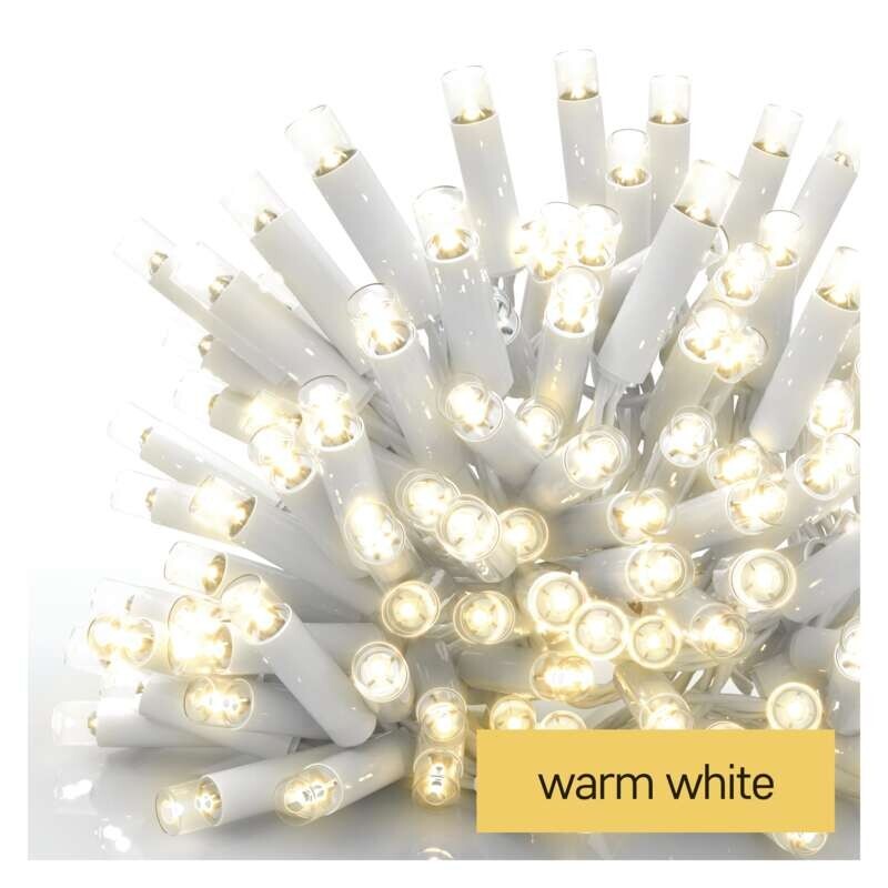Vánoční osvětlení Emos D2AW04, spojovací, teplá bílá, 10m