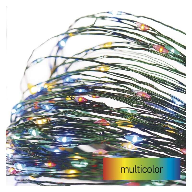 Vánoční osvětlení Emos D3AM02, nano, multicolor, 7,5m