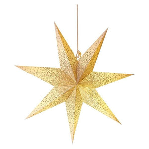 Vánoční hvězda Emos DCAZ08, papírová, stříbrná, 60cm