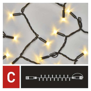Vánoční osvětlení Emos D2AW01, spojovací, teplá bílá, 5m