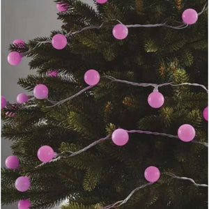 Vánoční světelný řetěz Emos D5AP01, cherry, růžová, 4 m