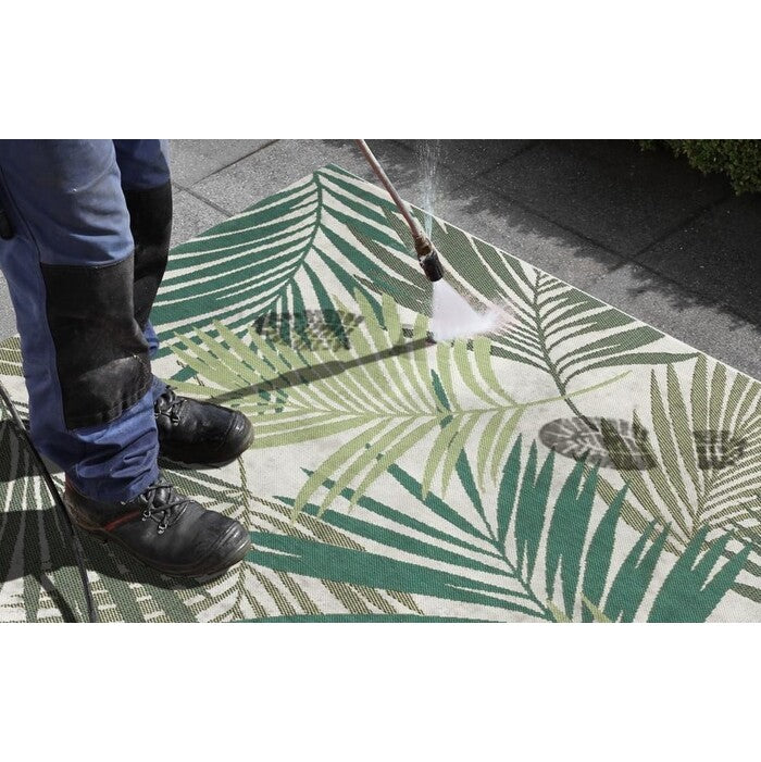 Venkovní koberec Northrugs Vai, zelenošedý, 120x170 cm
