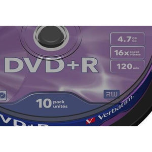 Verbatim DVD+R 4,7GB 16x, 10ks (43498)