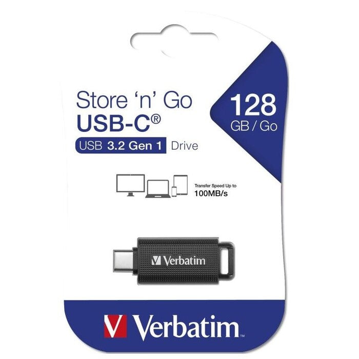VERBATIM Store &#39;n&#39; Go USB-C 128GB USB 3.2 GEN1, černý