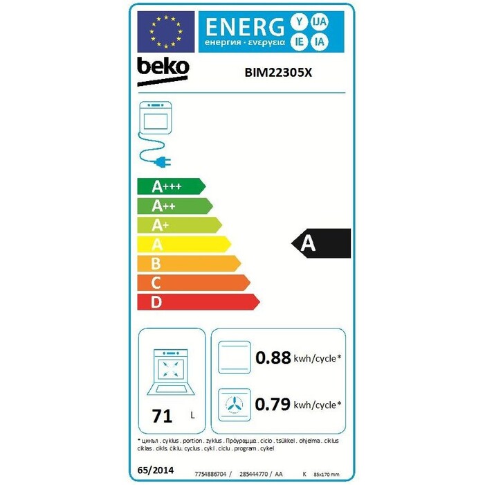Vestavná trouba BEKO BIM 22305X