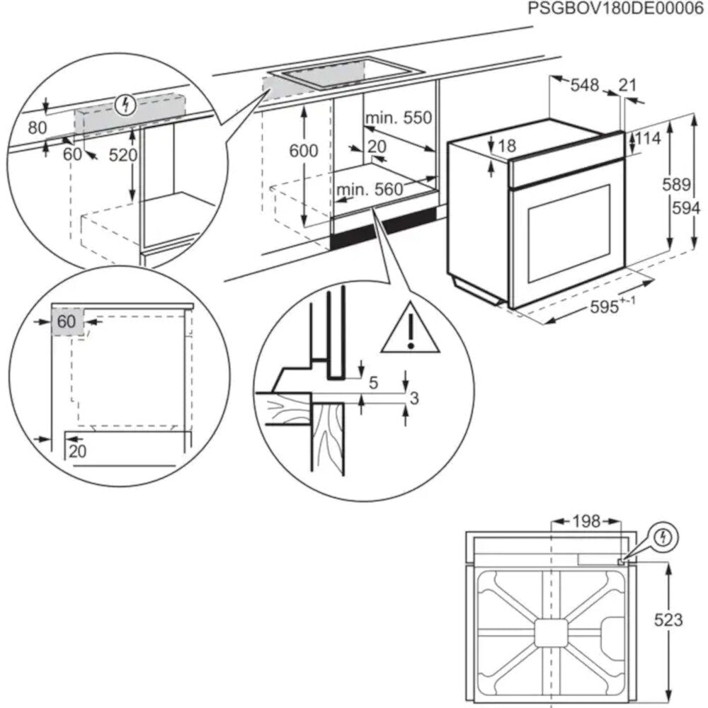 Vestavná trouba Electrolux 600 PRO SteamBake EOD5H70X