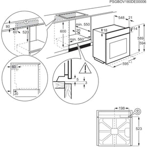 Vestavná trouba Electrolux 600 PRO SteamBake EOD5H70X