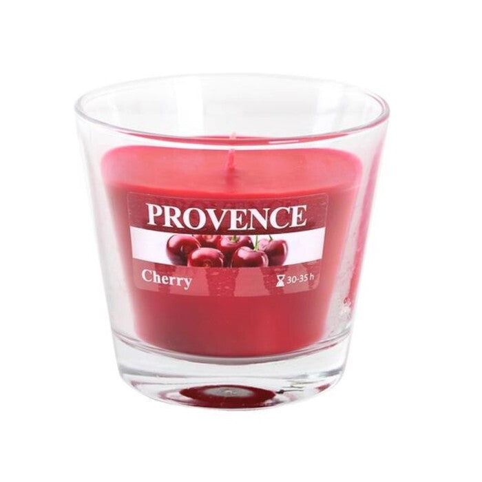 Vonná svíčka ve skle Provence Třešeň, 140g