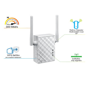 WiFi extender Asus RP-N12, N300