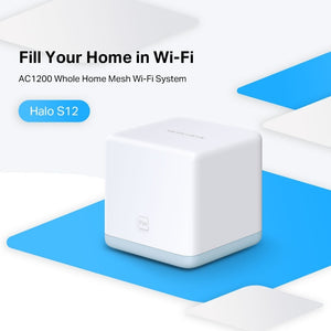 WiFi mesh Mercusys Halo S12, 2-pack