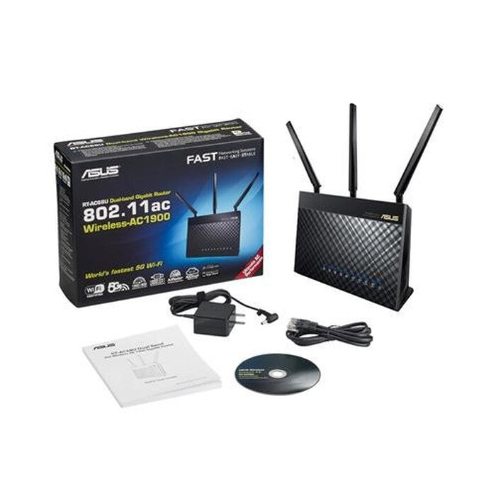 WiFi router ASUS RT-AC68U V3, AC1900