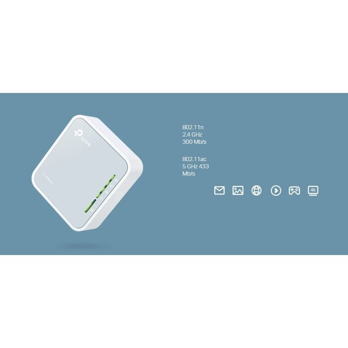 WiFi router TP-Link TL-WR902AC, AC750