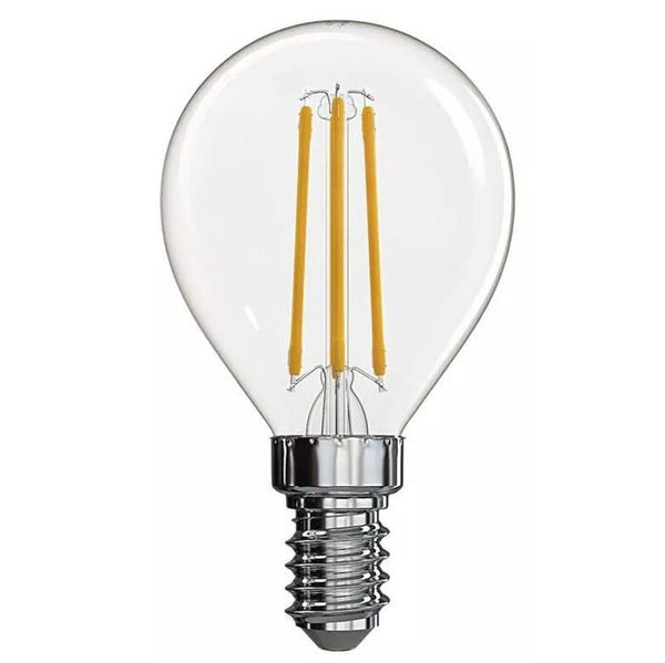 Levně LED žárovka Emos ZF1221 Mini Globe, E14, 3,4W, neutrál bílá