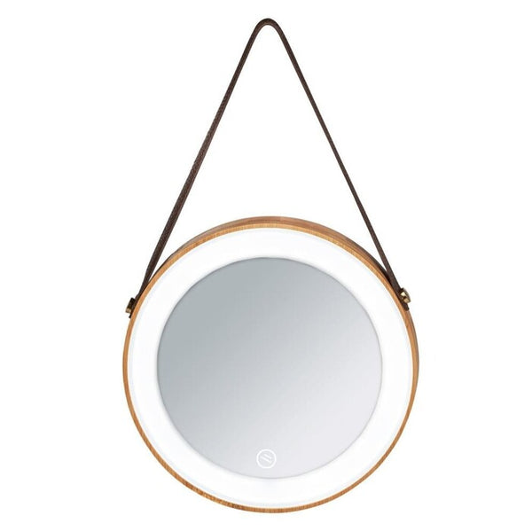 Levně Nástěnné zrcadlo s LED osvětlením Wenko Usini, ? 21 cm